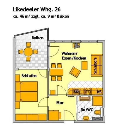 Appartement Likedeeler Whg Li26 *