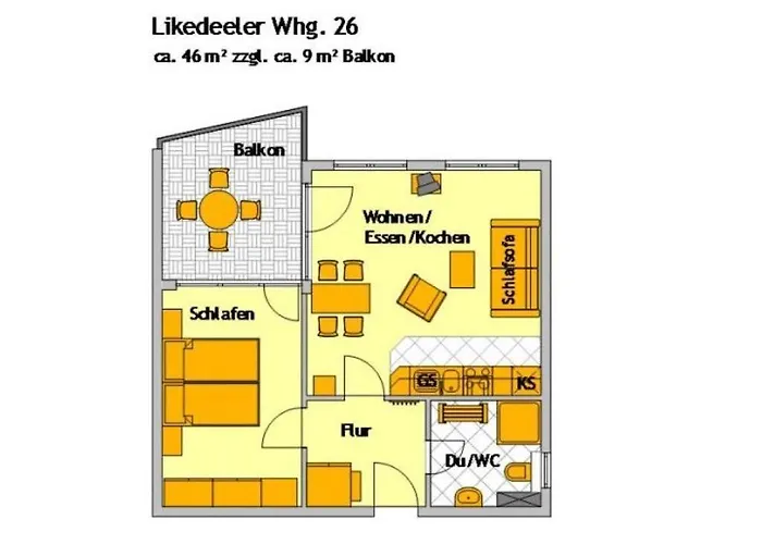 Apartman Likedeeler Whg Li26 *